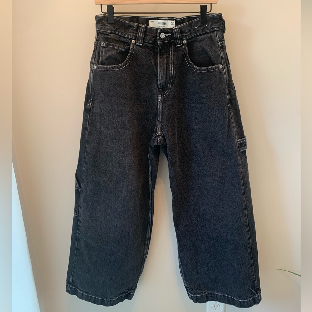Hollister Co. “The Big Jean” Washed Black Jeans - 28x30